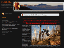 Tablet Screenshot of kingdomtrailsblog.ideride.com